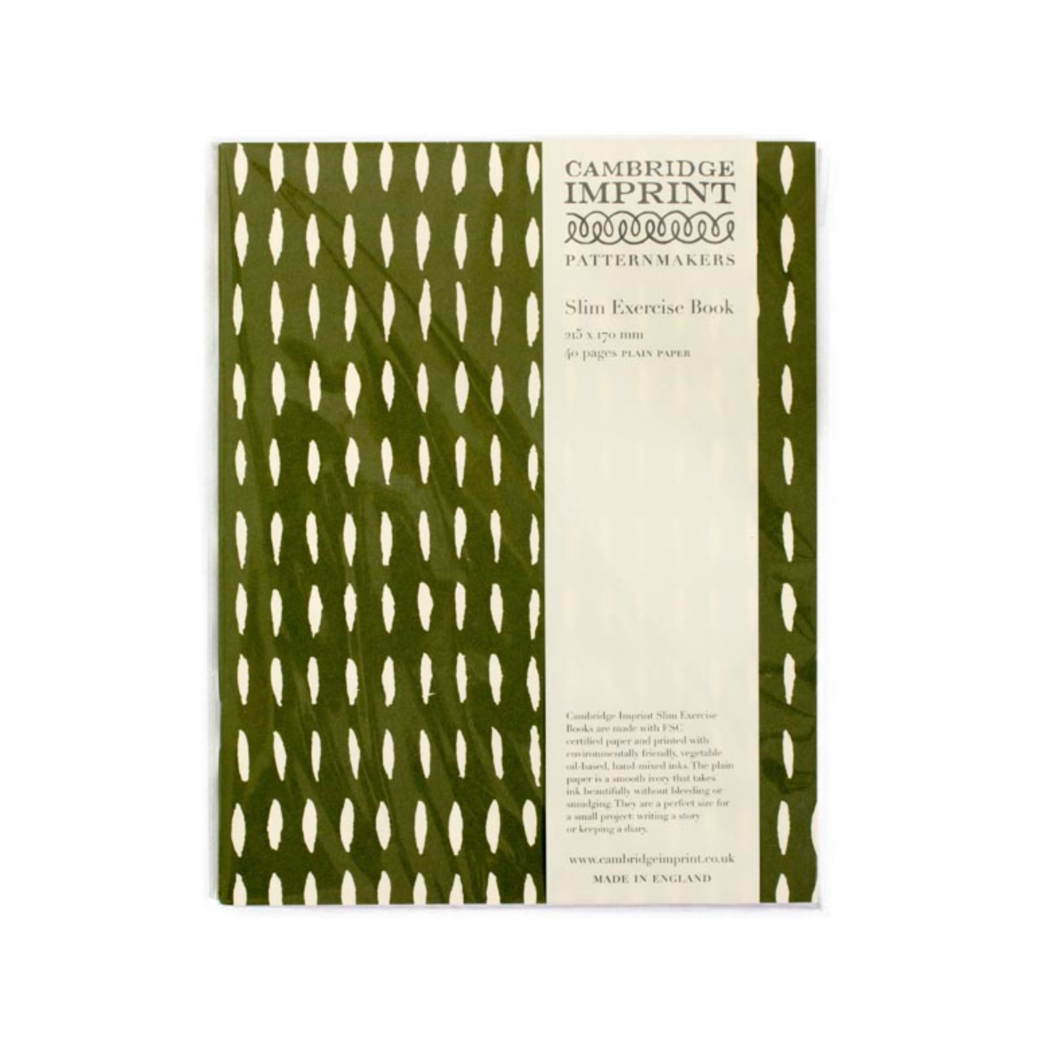 Exercise Book Seed Olive - Plain